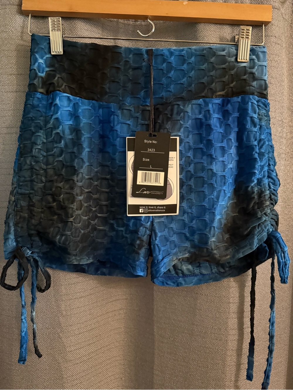 Butt scrunch Textured Women's Shorts